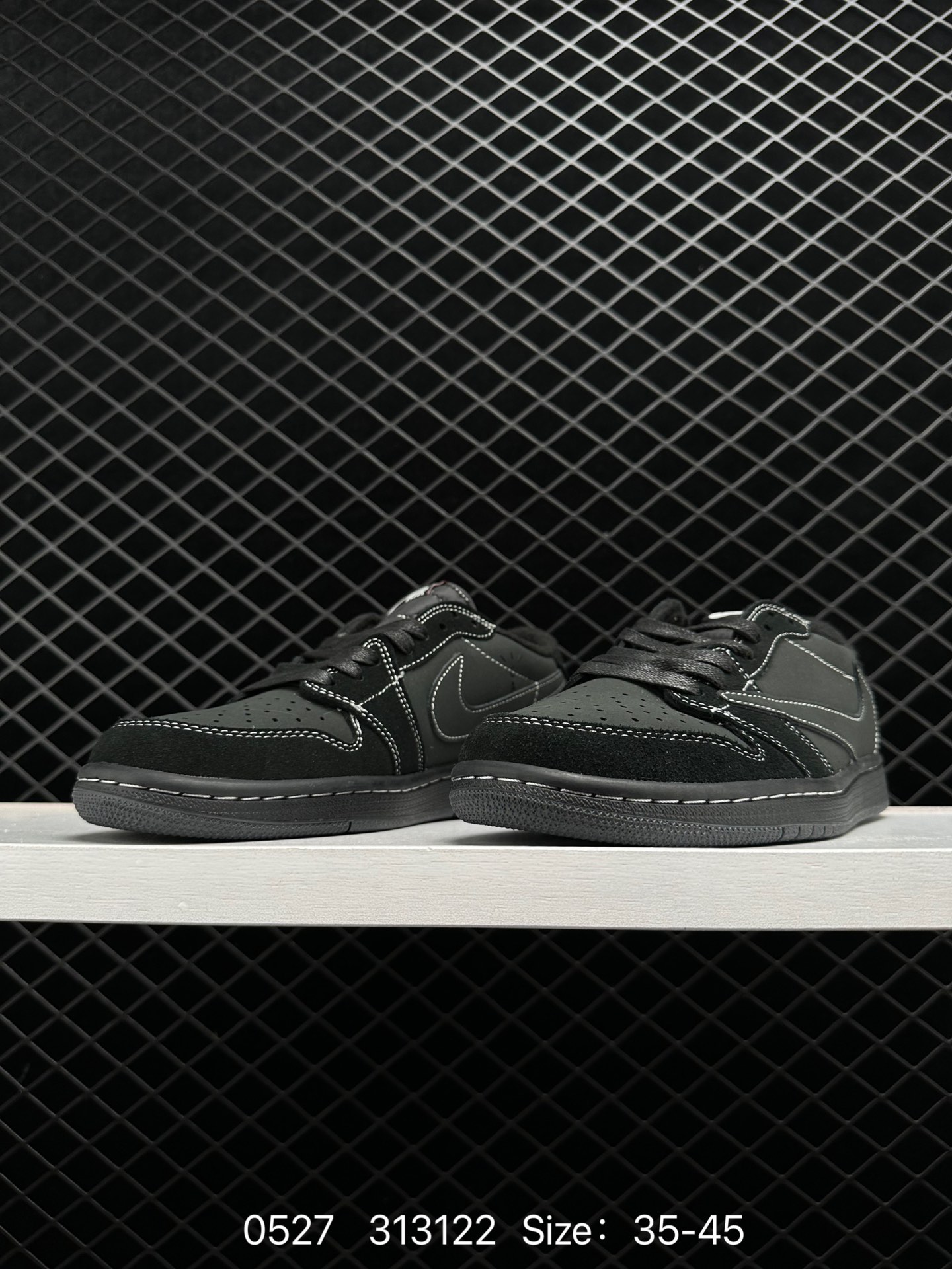 Travis Scott x Air Jordan 1 Low OG “Black Phantom